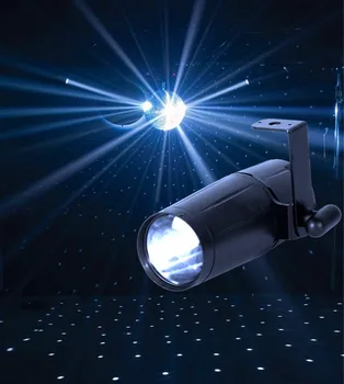 20pcs/veľa LED Pinspot 3 W rozsvieti váš Zrkadlo Gule s týmto Vysoký Výkon Super Svetlé Pinspot LED DJ, Disco svetlá