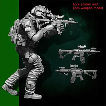 YUFAN 1/35 5cm Živice Vojak americkej Námornej Pechoty Model Hračky Hry Taktická Vojnová Prilba Model Vojak, Vojak Simulácia Detí U7Z8