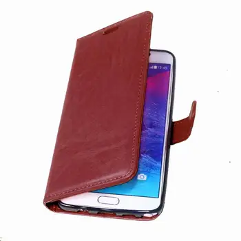 Obchodné Luxusné puzdro Pre Samsung Galaxy Note 9 8 5 4 3 Not4 SM n910f Kože Flip puzdro pre Samsung S3 S4 S5 Mini Peňaženka