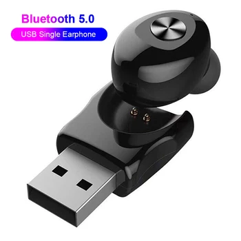 TWS 5.0 Bluetooth Stereo Slúchadlá Bezdrôtové HIFI Zvuk Športové Slúchadlá, Handsfree Bluetooth Headphons USB Slúchadlá