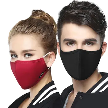 Kórejský Bavlna PM2.5 Proti prachu úst Tvár masku Proti Oparu Maska Aktivuje Uhlíkovým Filtrom, Ústa-utlmiť Masky Unisex Textílie Masku na Tvár