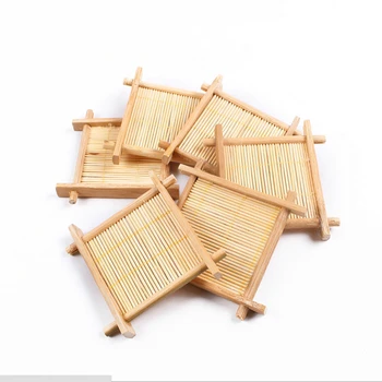 6pieces/veľa Čaju Bamboo Fun pad kung fu čaj s prírodnými bambusu čaj dráha