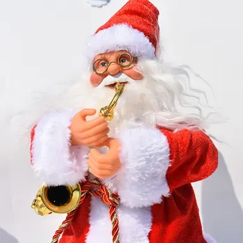 Vianočné Ozdoby Elektrické Santa Claus Elektronickej Hudby Bábiky Deti Hračky, Vianočné Darčeky MDJ998