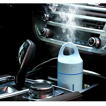 Nový Magic Cup Ultrazvukový Zvlhčovač Farebné Led Svetlo pre vnútorné Auto Office Esenciálny Olej, Aróma Difuzér, Čistička Auto Power-off