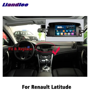 Auto Multimediálny Prehrávač Pre Renault Latitude 2010-2016 Android Rádio Stereo Hlava Jednotky Carplay Mapy GPS Navigačné tlačidlo Navi