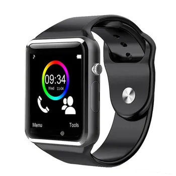 Náramkové hodinky Bluetooth Smart Hodinky S Passometer Fotoaparát SIM Karty Hovoru Pripojenie Smartwatch Pre Android Smartphone IOS
