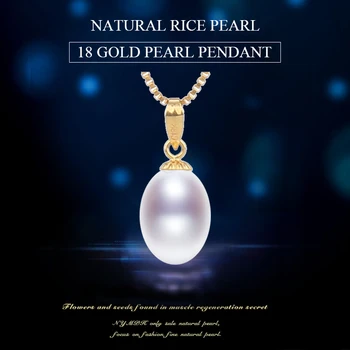XF800 18K Zlata Perlový Náhrdelník Prívesok, Čierna Perla, Šperky Prírodné Sladkovodné AU750 Svadobné Party Darček Pre Ženy, Dievča [D2211]