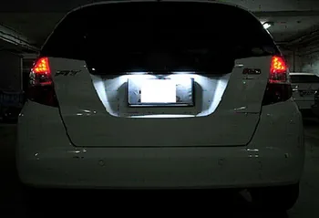 ANGRONG 2x LED Licenčné Číslo Doska Svetlo Lampy Biela Pre Honda Odyssey Stream Crosstour CR-FR-HR-V Nahliadnutie Fit / Jazz