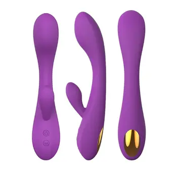 Králik G-Spot Vibrátor Stimulátor Klitorisu Nabíjateľná Masáž s 9 Vibračných Režimov Dospelých Hračka Dildo Sex pre Páry Ženy