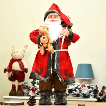 Vianočné Dekorácie Santa Claus Bábika Vianočný Strom Decor Tvorivé Plyšové Santa Claus Hračku, Ozdoby 30/45 Cm Natal Dary