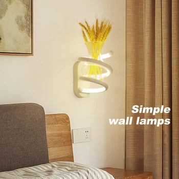 Moderné LED Nástenné Svietidlo Obývacia Izba, Spálňa, Nočné Biele Sconce Tvorivé Uličkou Chodby, Vnútorné Osvetlenie Zariadenie