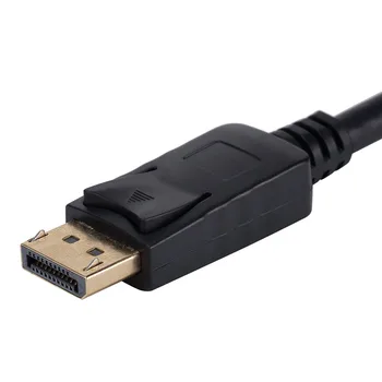 6 1.8 M Displayport Kábel HDMI 1080P Samec Samec DP pre Adaptér HDMI Prevodník Video Audio Kábel pre HDTV Projektor Notebook