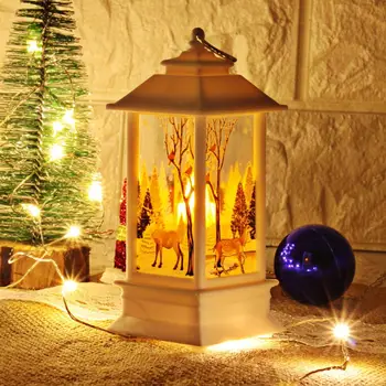 LED Svetlo Veselé Vianočné Dekorácie pre Domov 2019 Ozdoby na Vianočné stromčeky Cristmas Darček Svetlo Prívesky Noel Nový Rok 2020