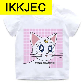 Nové Deti Cartoon Kawaii T Shirt Deti Goys/dievčatá T-shirt Zábavné Tlač Tričko Roztomilé Anime Bežné Dieťa Top Módne Tees Oblečenie
