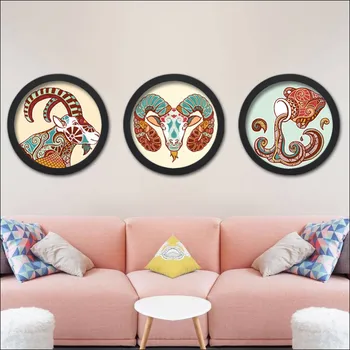 Kruhový rám obrazu kruhu foto zarámované fotografie dekorácie obrázok zmes Nástenné maľby na Mieru Umenie phot zariadené, pri