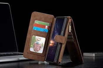 Módne Značky Originálne Mobilné Telefónne Taška pre Samsung Galaxy Note 8 9 10 Plus Stojan Peňaženky Luxusný Kompaktný Kryt Prípade Vysokej Kvality