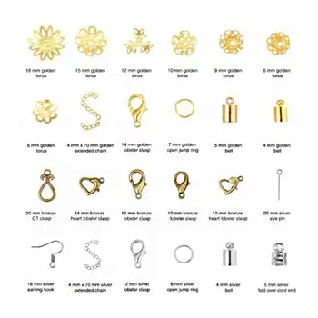 24 Mriežky Šperky Robiť Nastaviť DIY Handmade Náušnice, Náhrdelníky Náramky Príslušenstvo Nástroje