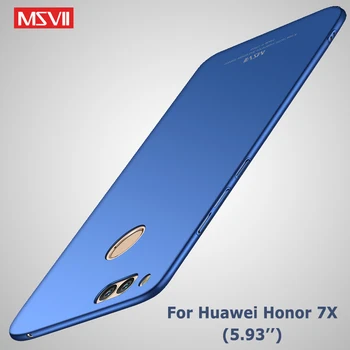 Česť 7X puzdro Msvii Matné Coque Pre huawei Honor 7A Pro Prípade Česť 7A 7C RU Pevného PC kryt Na Huawei Honor 7 7C 7X Prípadoch