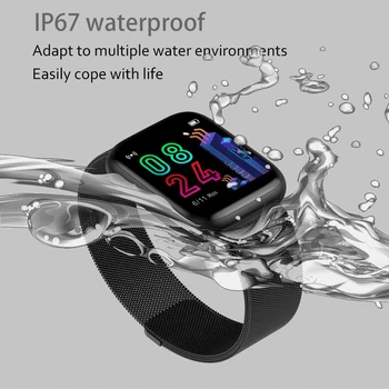 P4 Smart Hodinky Ženy Muži 1,4 Palca plne Dotykového Displeja Vodotesný IP67 Smartwatch Srdcového tepu PK P68 P70 P80 pre Xiao