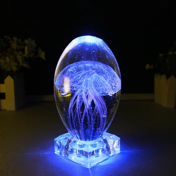 3D Medúzy lampa noc medúzy svetlo detí svetlo dieťa lampara LED Multicolor Osvetlenie Crystal Rýb Pre Dieťa Darčeky Dekor