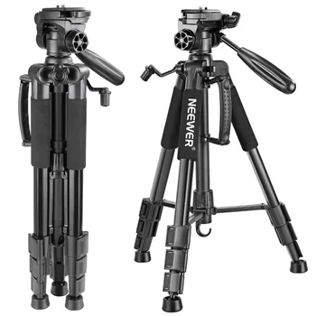Neewer Fotoaparátu Statív Prenosné 56 cm/142cm Hliníkový 3-Smerný Otočný Pan Vedúci+prepravný Vak pre Canon, Nikon, Sony DSLR Fotoaparát