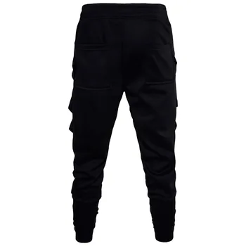 Móda Hárem Nohavice Mužov Hip Hop Neforemné Kríž Techwear Nohavice Muž Black Trend Páse s nástrojmi Streetwear Príležitostných Bežcov nohavice Muž
