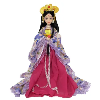 Nové 30cm 3D Oči Čínština Princezná Bábiky Hračky s Príslušenstvom, Oblečenie, Šperky 12 Hnuteľného Spájané Dievča Bábiku Hračky Pre Dievčatá Dary