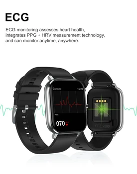P8 DT36 DT35 Smart Hodinky Bluetooth Hovor Hudby EKG Srdcovej frekvencie Šport Fitness tracker Kapela Smart hodiny PK pro IWO Max Smartwatch