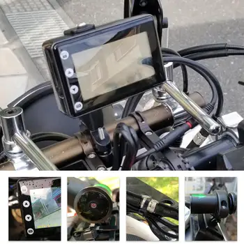SYS VSYS M2F Upgrade Nepremokavé DVR pre Motocykel Dash Cam WiFi s 2 1080P SONY IMX307 Objektív Motorke Fotoaparát Záznamník