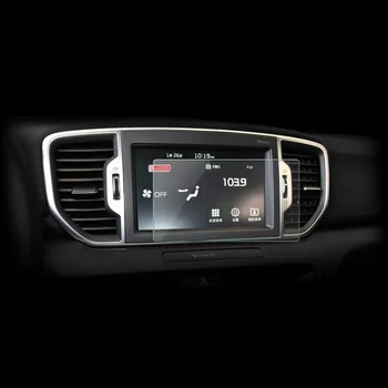 7inch Auto Styling GPS Navigácie Ocele, Tvrdené Sklo Ochranný Film Nálepka Pre Kia Sportage 4 QL 2016 2017 2018