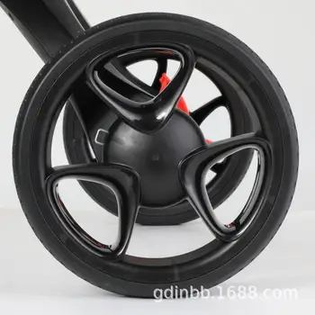 Dsland inbb kočík stokke v8 zadné koleso kočík príslušenstvo pneumatiky namiesto zadných kolies predné koleso