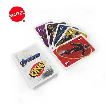 Mattel UNO Hry Marvel Avengers Hra s kartami, Rodinné Zábavné Zábava Dosková Hra Poker Karty Hra Darčeka GDJ80