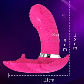 7 Rýchlosti Bezdrôtovej Nositeľné G-spot Vibrátor, Dildo Diaľkové Ovládanie Motýľ Pošvy Stimulátor Klitorisu Dospelých, Sexuálne Hračky pre Ženy