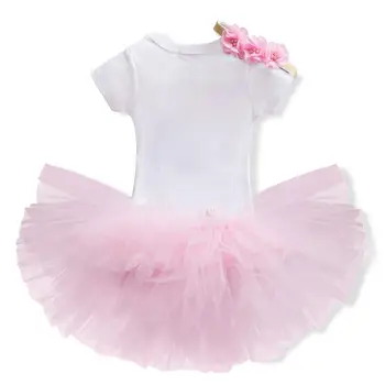 Baby Girl Dress 1 Rok, Baby, Deti Narodeniny Oblečenie Tutu Strany Vestidos Infantil Krst Šaty 12 Mesiacov Batoľa Dievčenské Šaty