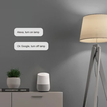 NOVÉ BroadLink Smart Svetlo Con LB1 Stmievače LED Žiarovka Svetla Hlasové Ovládanie s Google Domov a Alexa