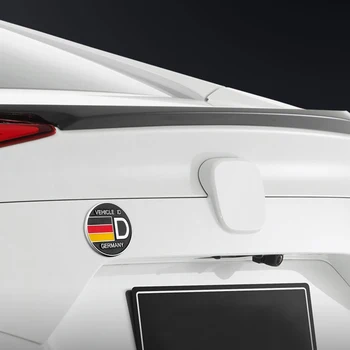 Bočné Blatník Deutsch Nemecko Vlajky Logo Nálepka Pre BMW, Mercedes Benz Audi, Volkswagen VW Opel Zadný Kufor Znak Auto Tuning