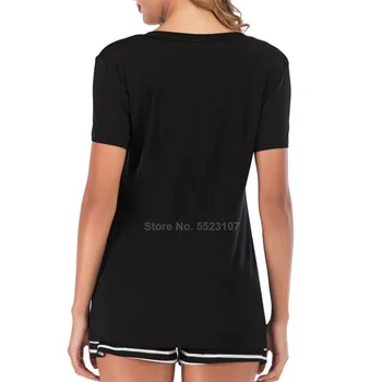 2020 Základný Štýl Ženy, Pyžamá Sady Domov Salónik Bežné Pohodlné tvaru Bavlnené tričko, Šortky Oblečenie Set Odev Sleepwear
