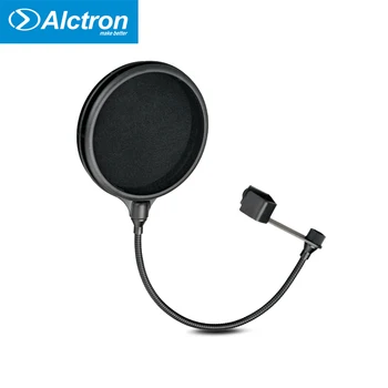 Alctron PF04 vysoko kvalitný mikrofón pop filter s dvoma jednotlivých vrstiev pre profesionálne štúdiové nahrávanie