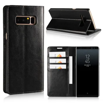 Luxusné Kože Flip puzdro Pre Samsung Galaxy Note8 Prípade Samsung Poznámka 8 Prípade, Ochranné Peňaženky Telefón Kryt pre Galaxy Note 8 Coque
