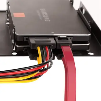 Hot-2X 2.5 palcový SSD do 3,5 palcové Interné Jednotky Pevného Disku Montážny Kit Držiak SATA (Dátové Káble a Napájacie Káble sú Súčasťou)