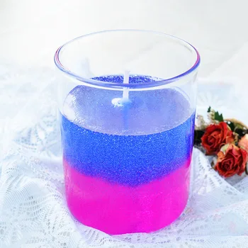 1000 g transparentné jelly Voskovej sviečky suroviny DIY crystal sviečka pohár ručné voňajúce voskovej sviečky Dodávky