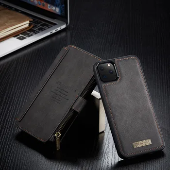 Luxusné Magnetické Kožené puzdro Pre IPhone X XS Max XR SE Multifunkčné Flip Peňaženky Prípade Kartu, Pre Iphone 11 12 Pro Max 6 7 8 Plus