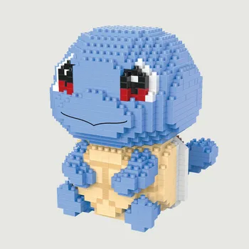 Eevee Brick Mini Stavebné Bloky Charmander Bulbasaur Kreslená Postavička Squirtle Model Vzdelávacie Hra, HC9101 Hračky pre Deti,