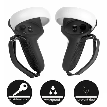 Silikónové Ochranné Puzdro Pre Oculus Quest 2 VR Radič ochranný Kryt Rukoväť Kryt Pre Oculus Quest2 VR Príslušenstvo