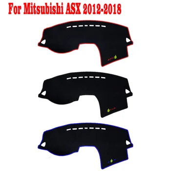 Pre Mitsubishi ASX 2012-2018 auto panel kryt anti-prezentácia pad dashmat slnečník prístrojovej doske kryt koberec automobilu-styling mat