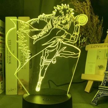 Anime Naruto Uzumaki Led Nočné Svetlo Tím 7 Sasuke Kakashi Sakura Deti Spálňa Nočného Itachi Uchiha 3d Lampa Dieťa Vianočný Darček