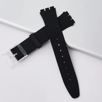Ultra-tenké Sledovať Pásmo pre Vzorku Kože, Popruhu Náhradný Pin Pracky 16 Silikónové Gumy Náramok Červená Modrá Čierna Biela Watchband