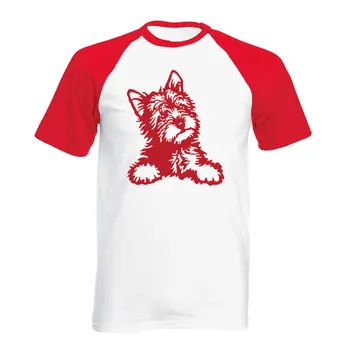 Yorkie Psa Roztomilý Grafické tričko 2020 nové letné bavlna vysokej kvality raglan muži t-shirt ležérny top tees S-2XL