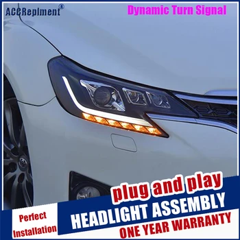 Pre Reiz-2018 Dynamické Zase Signál LED SVETLOMET Auto Styling pre Značka X, Svetlomety bi xenon Objektív Projektora HID KIT led drl