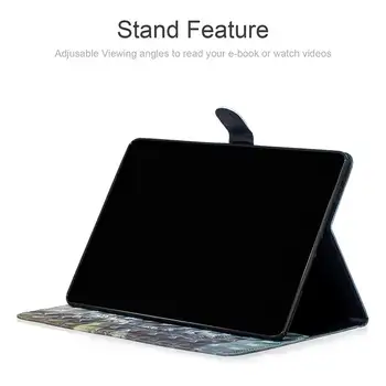 Pre Samsung Galaxy Tab 8.0-palcový SM-T290 T295 T297 2019 Tlač Funda Tablet Prípade PU Kože Flip Stojan, Kryt Plášťa Coque Prípade